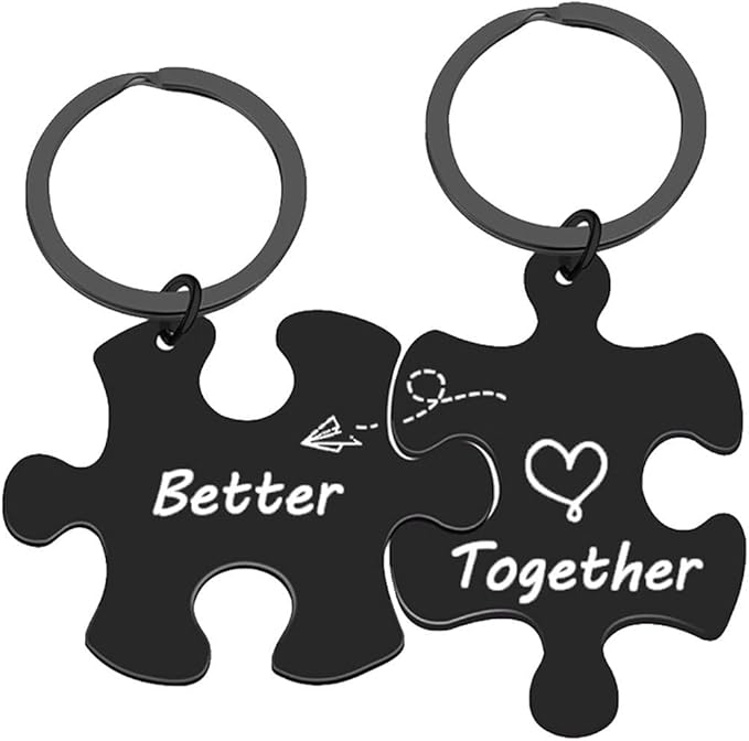 Better Together Puzzle Keychain Set