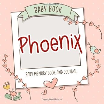 Personalized Phoenix Baby Memory Book