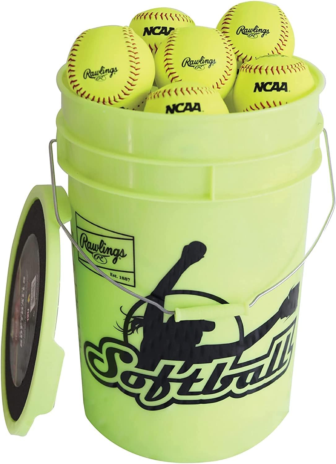 Softball Bucket for Team Drills