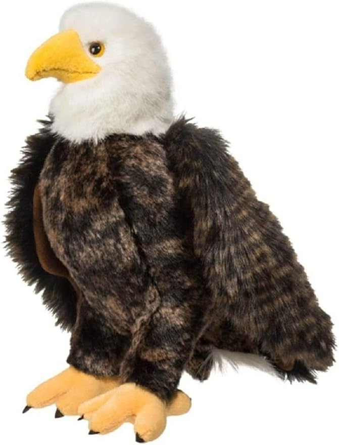 Majestic Bald Eagle Plush Companion