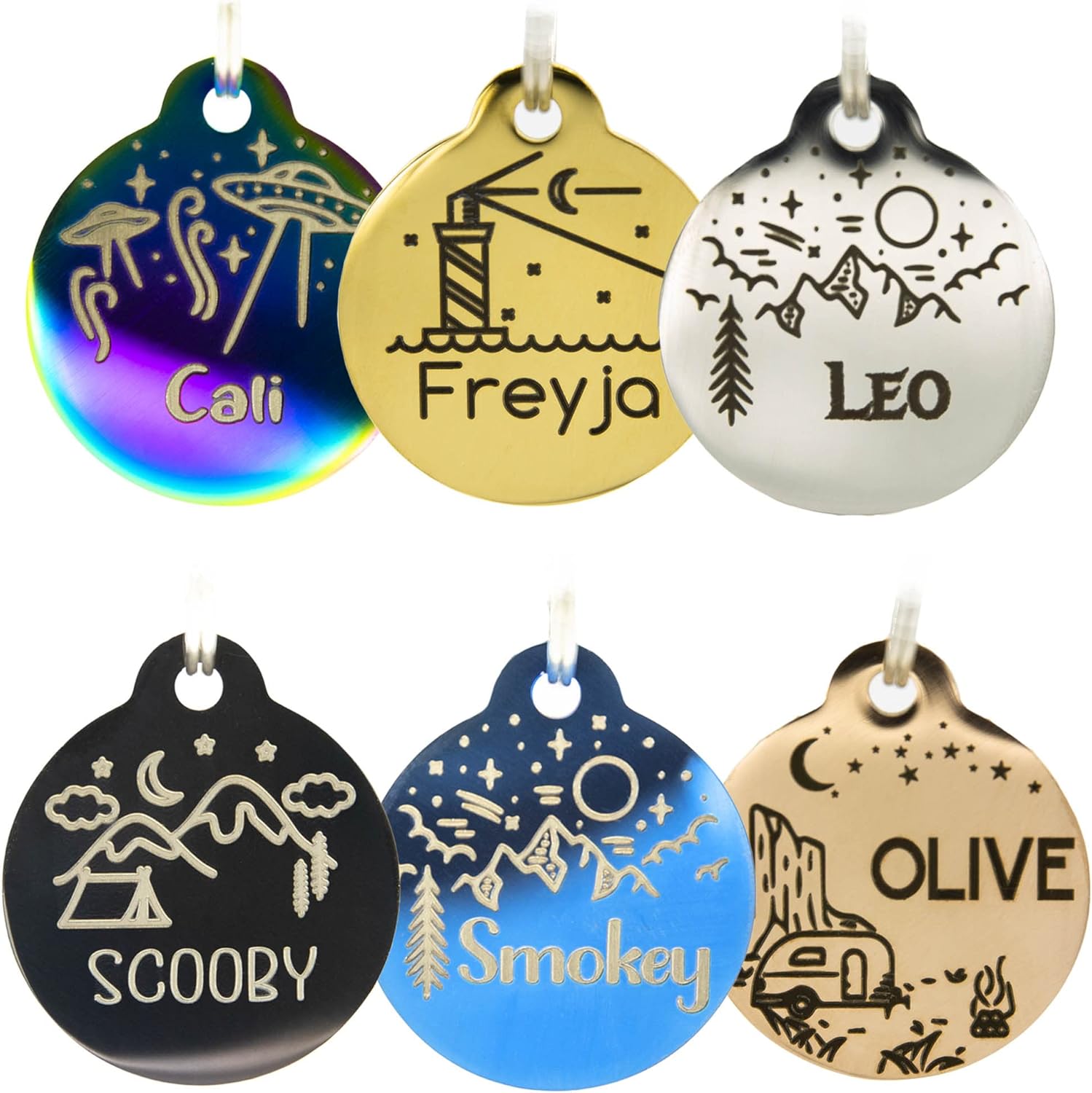 Stylish Custom Tag for Aesthetic Pups