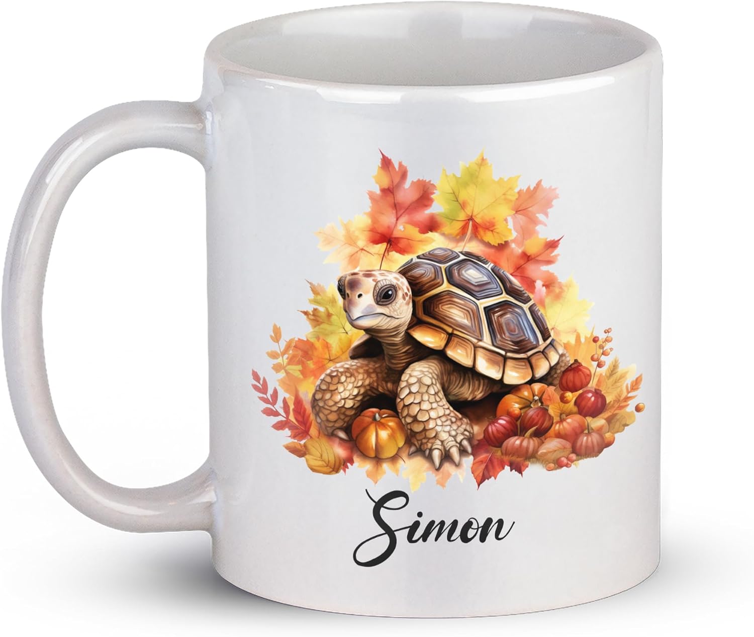 Custom Tortoise Mug for Reptile Fans