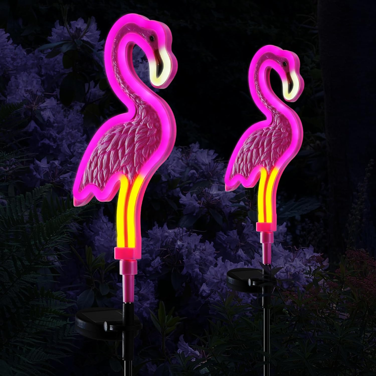Pink Flamingo Lights for Outdoor Flair