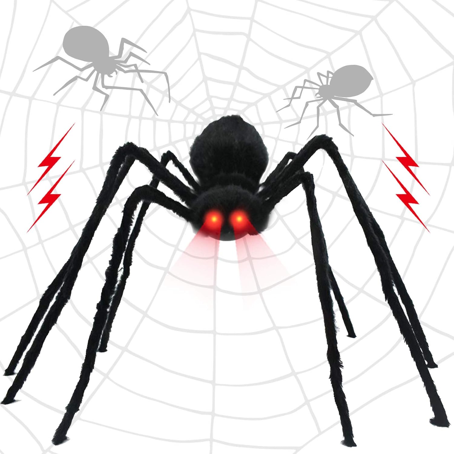 Sound-Activated Spider for Creepy Fun