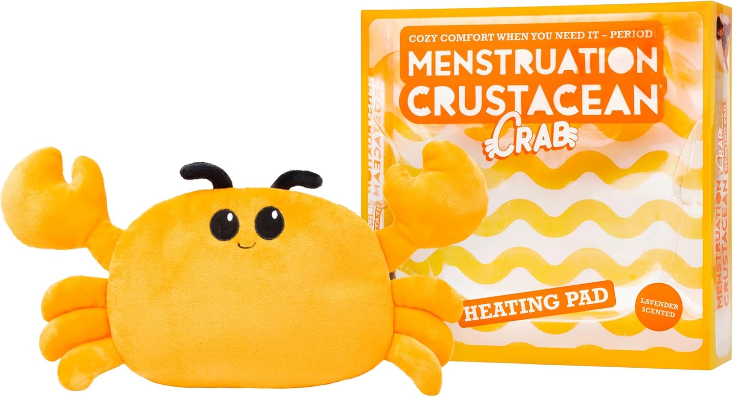 Microwavable Crab Plush for Cozy Comfort