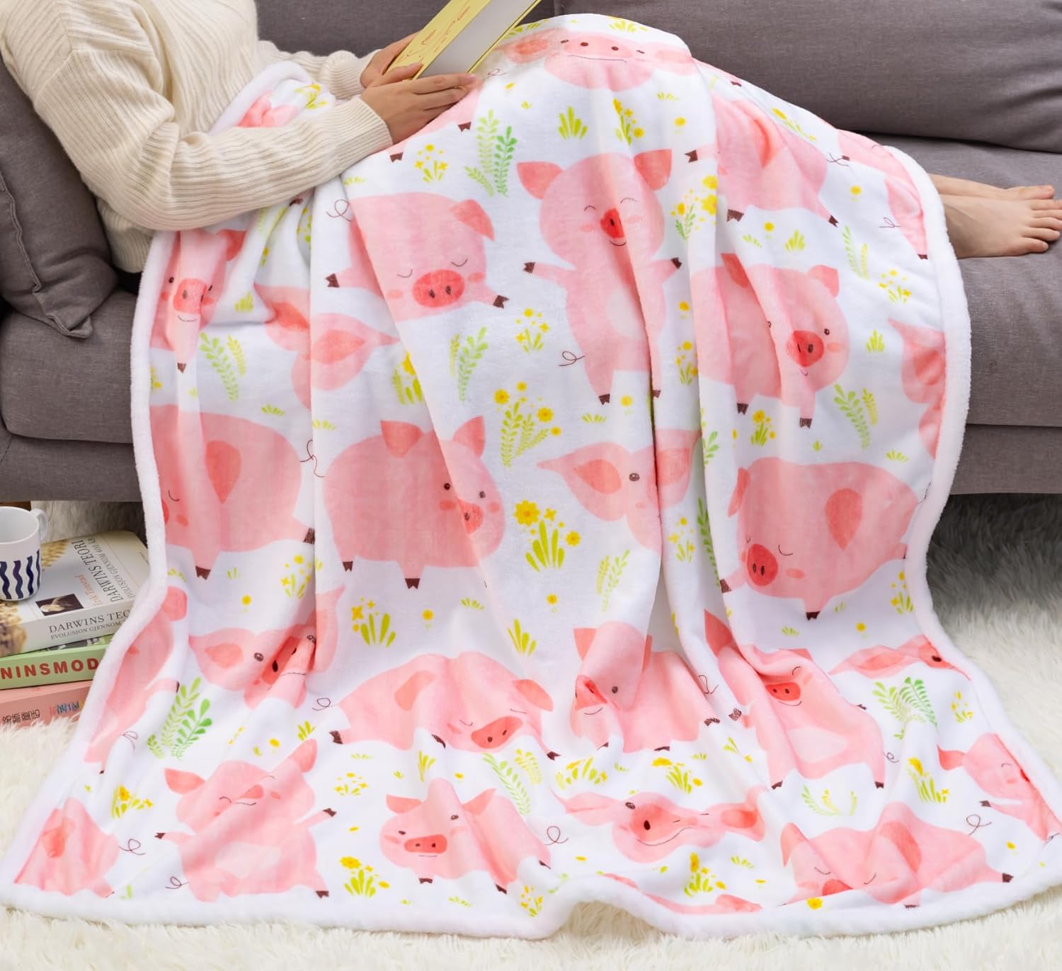 Soft Pig Blanket for Cozy Comfort