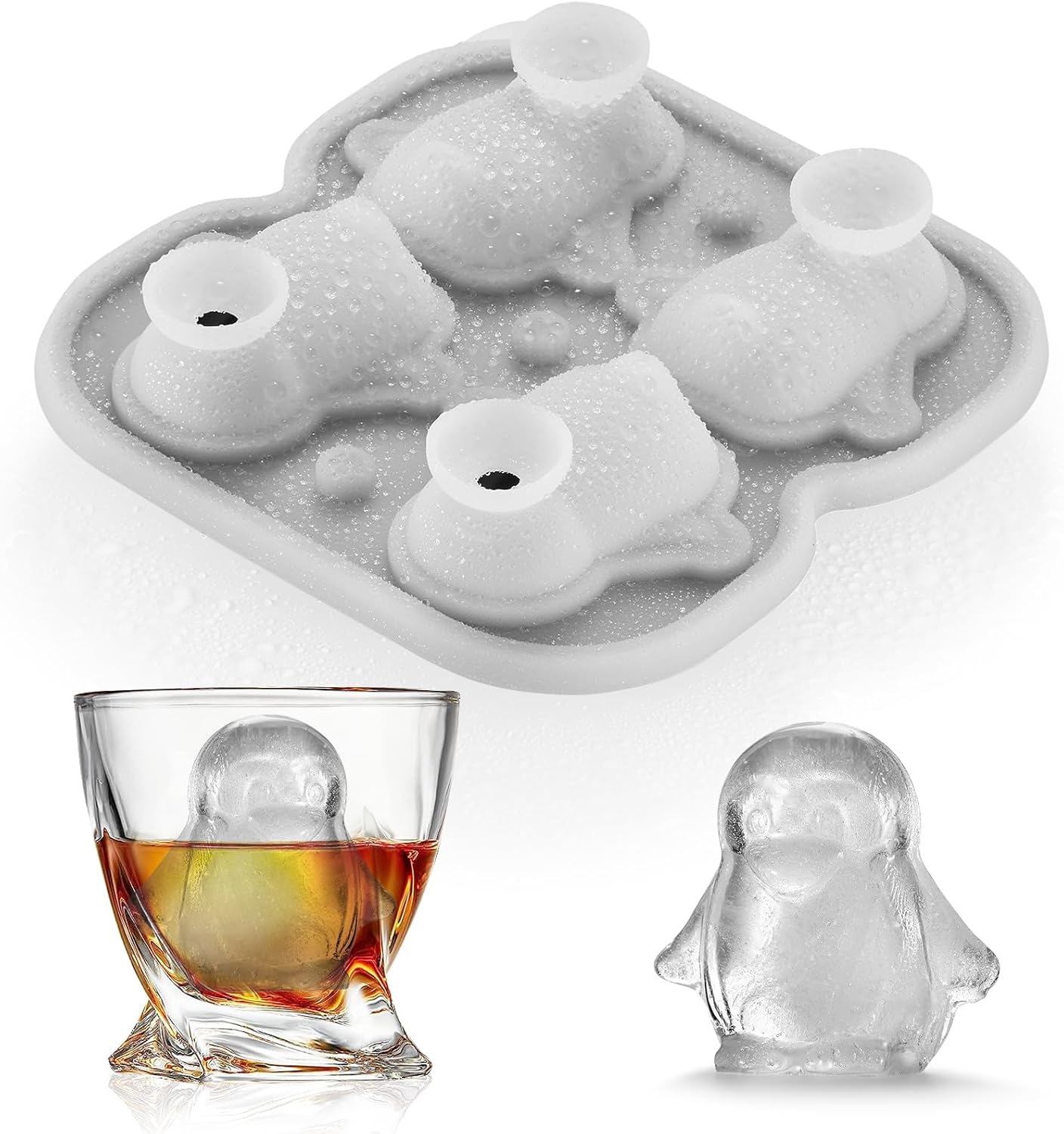 Penguin Ice Cubes for Party Fun