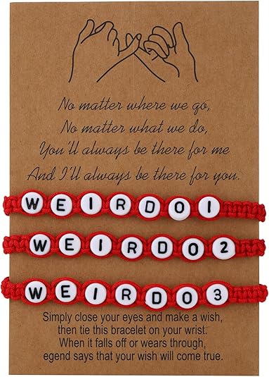 Weirdo BFF Bracelets for Three