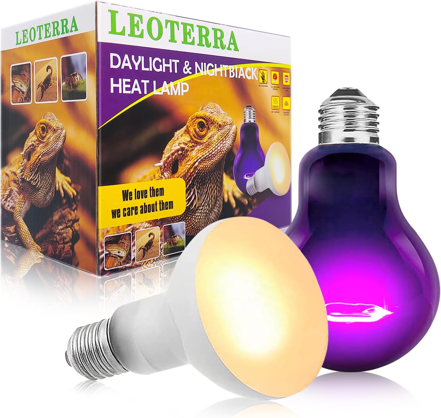Heat Lamp Combo for Lizard Care