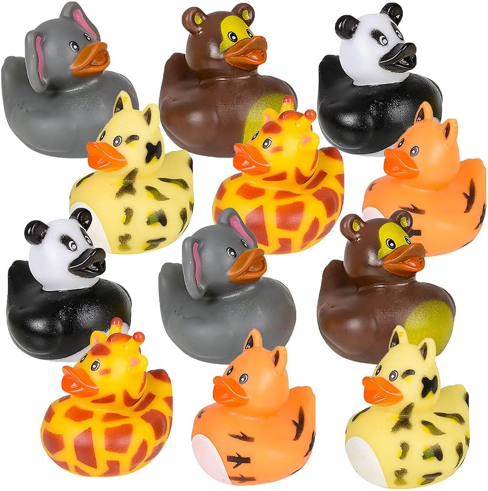 Zoo Animal Rubber Duckies
