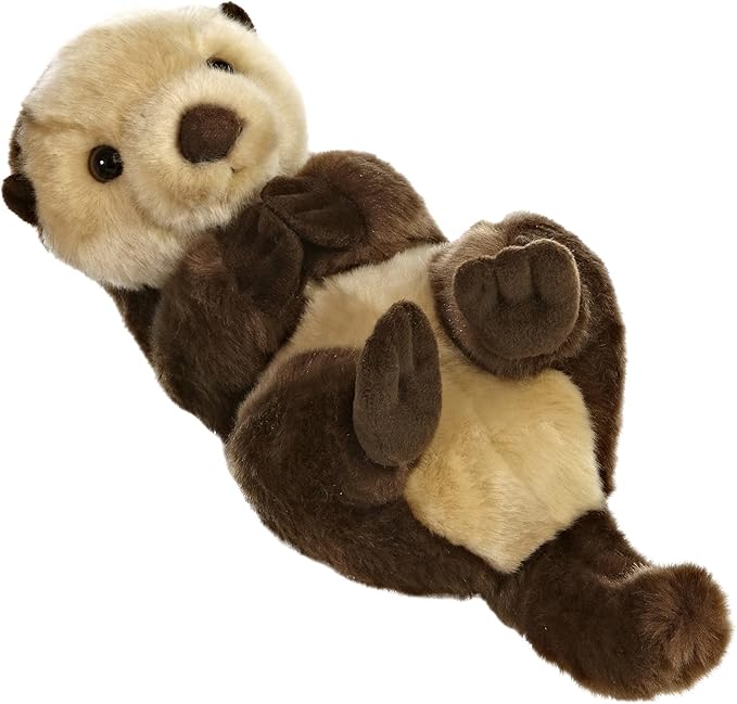 Realistic Sea Otter Plush Companion
