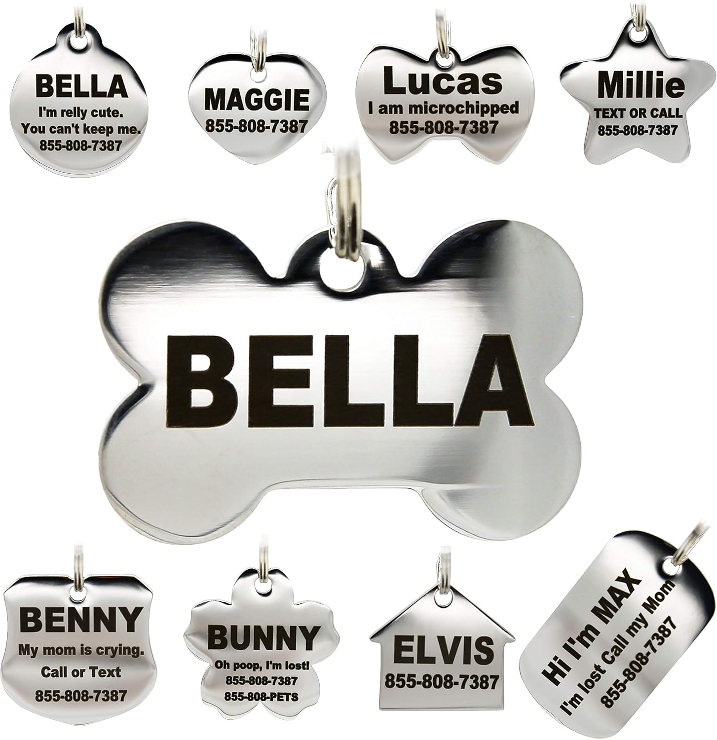 Custom ID Tag for Named Dogs