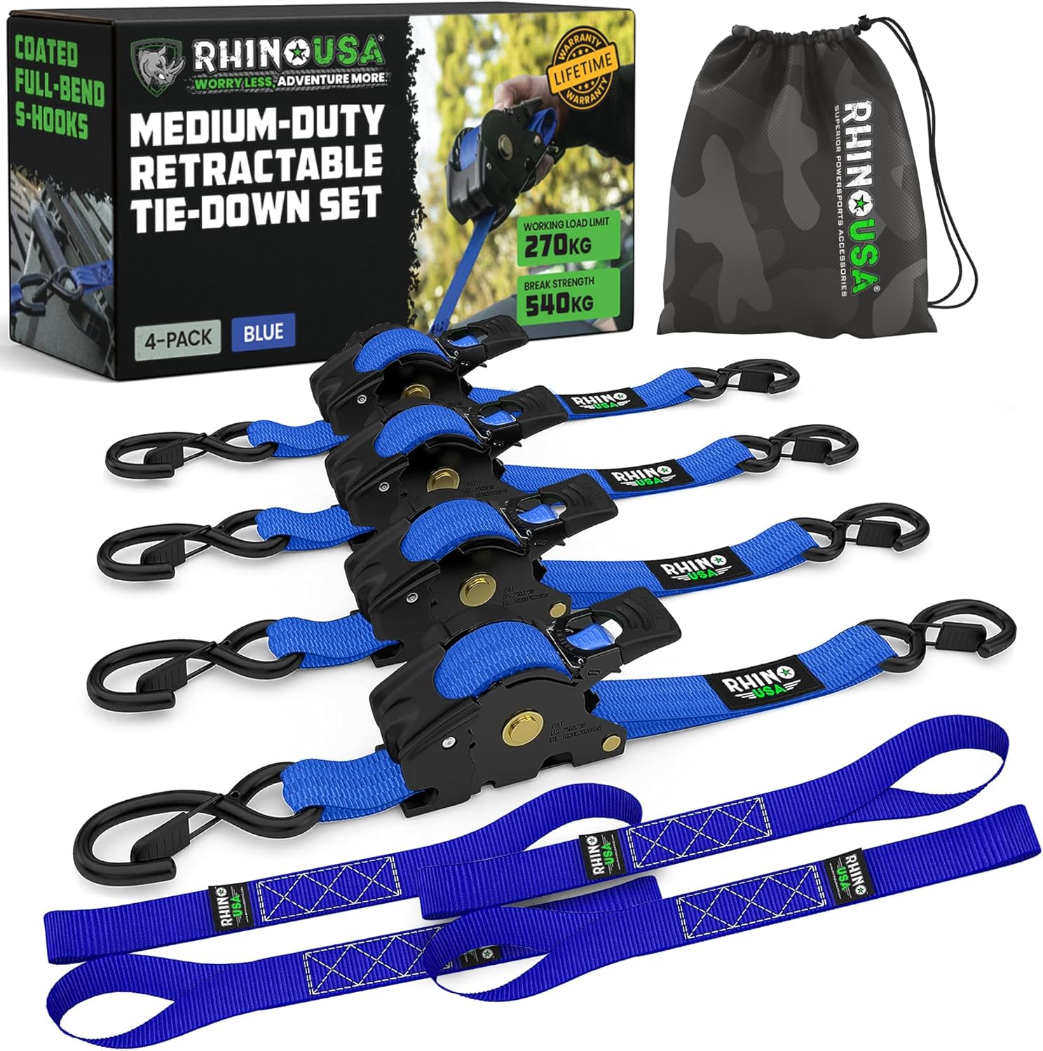 Rhino Tie-Down Straps for Heavy Loads