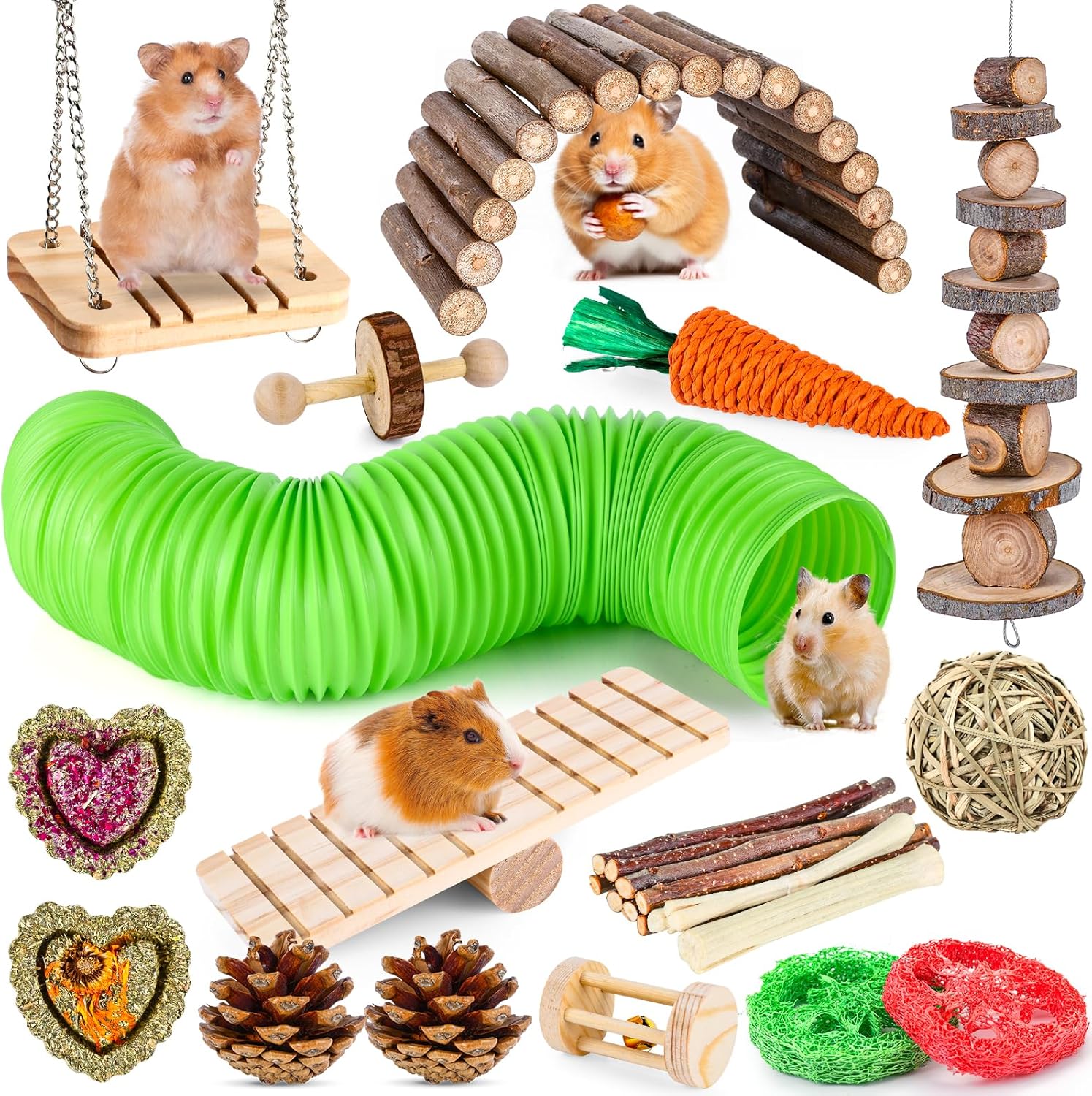 Chew Toy Set for Busy Hamsters