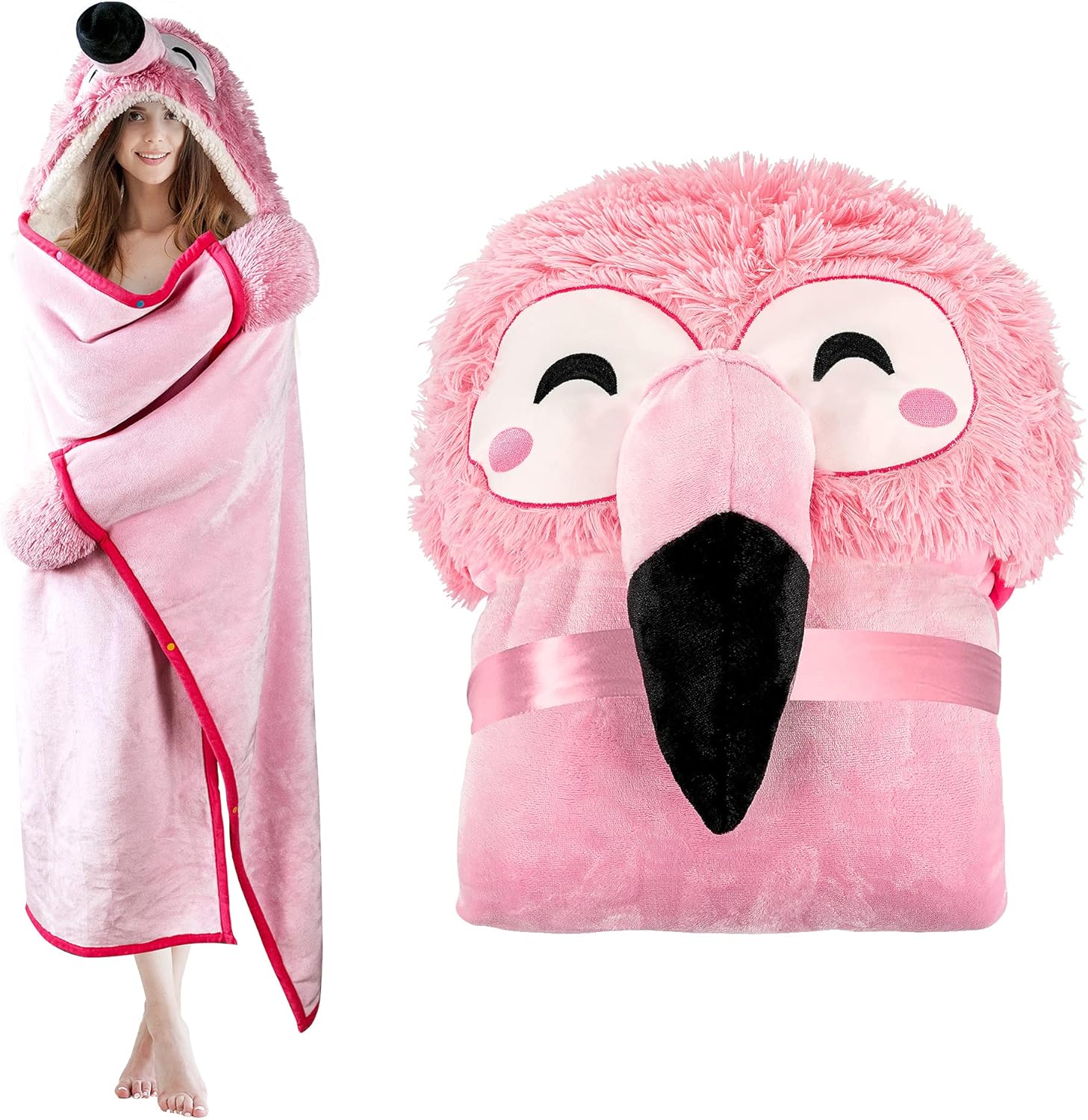 Cozy Flamingo Blanket for Tropical Comfort