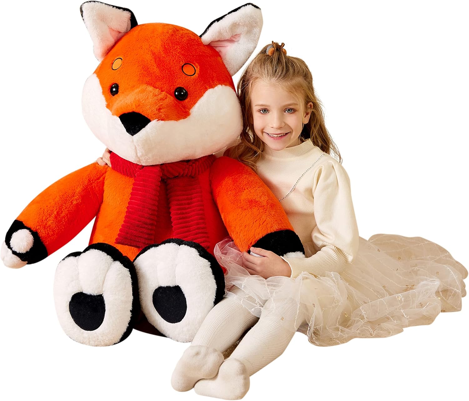 Giant Fox Plush for Cozy Cuddles