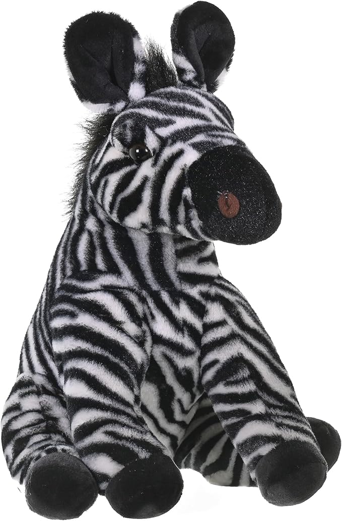 Soft Zebra Plush for Striped Friends