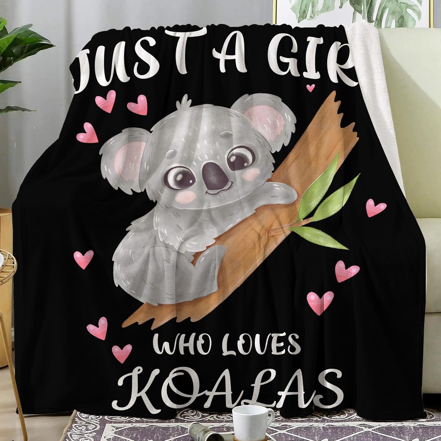 Koala Lover Blanket for Cozy Comfort
