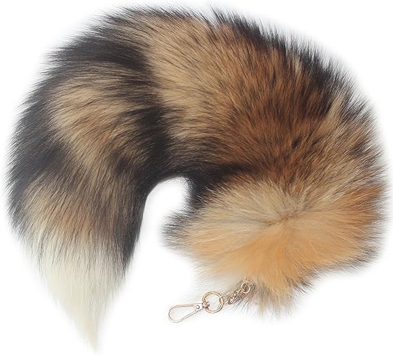 Fluffy Fox Tail Charm Accessory