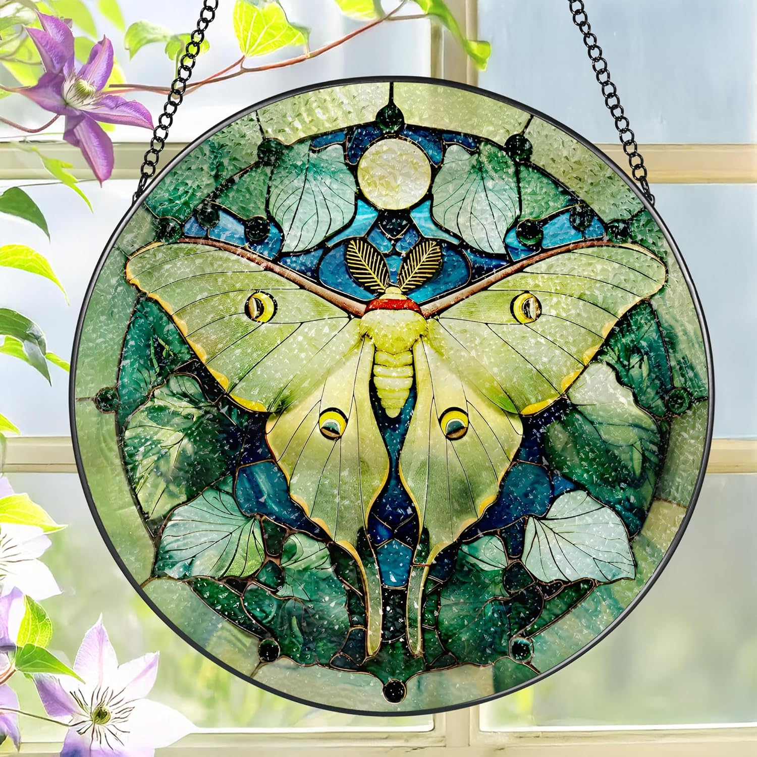Luna Moth Suncatcher for Soft Glow
