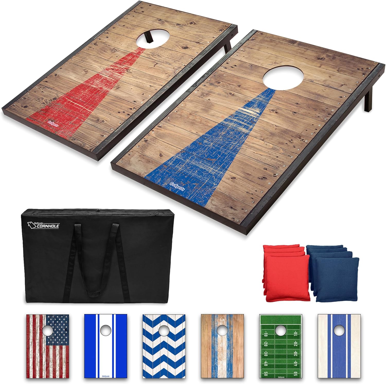 Rustic Cornhole Set for Team Games